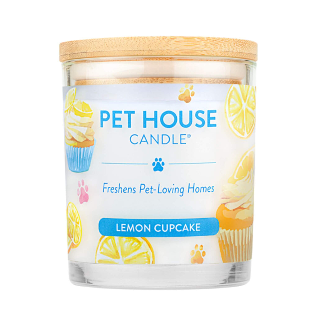 All Fur One Pet House Candle - Lemon Cupcake