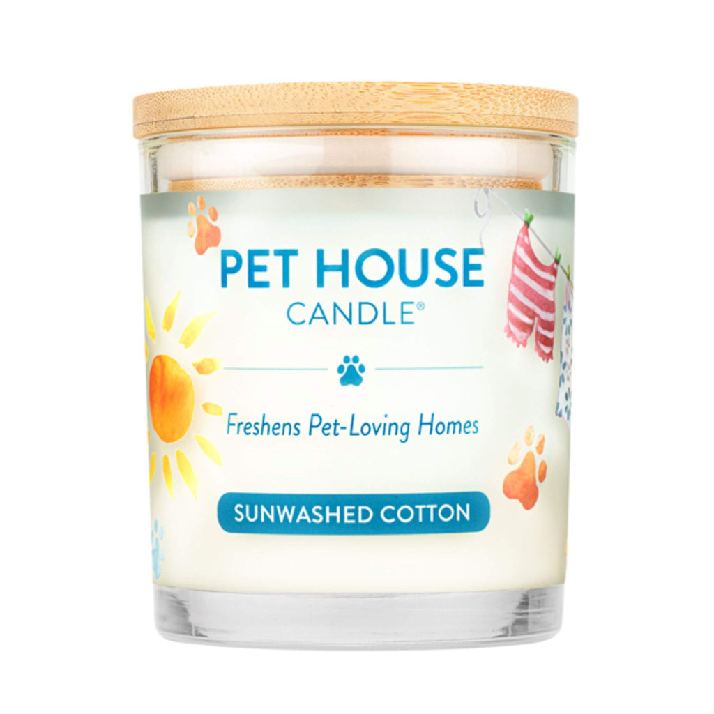 All Fur One Pet House Candle - Sunwashed Cotton