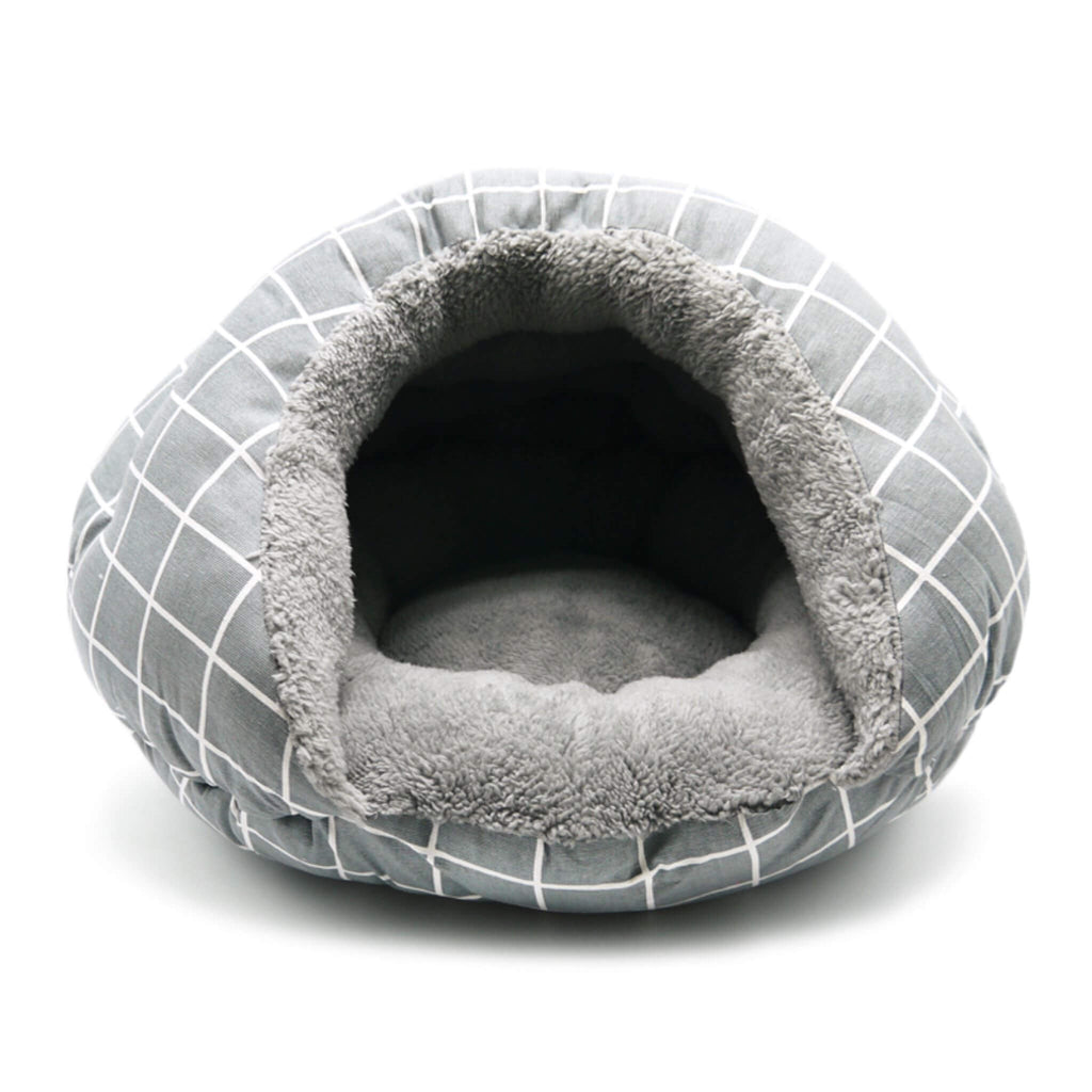 The Lattice Burger Dog Bed is perfect for teeny dogs and cats
