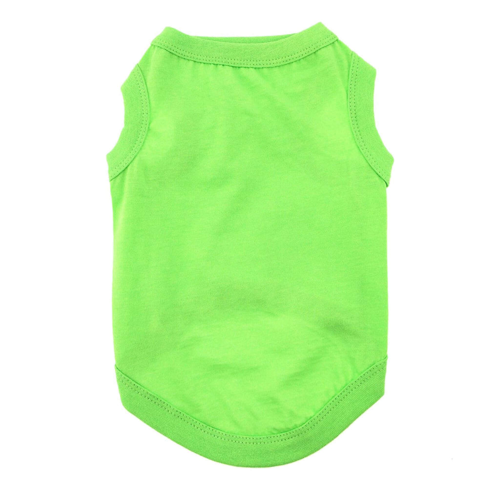 Cotton Dog Tank in Green Flash