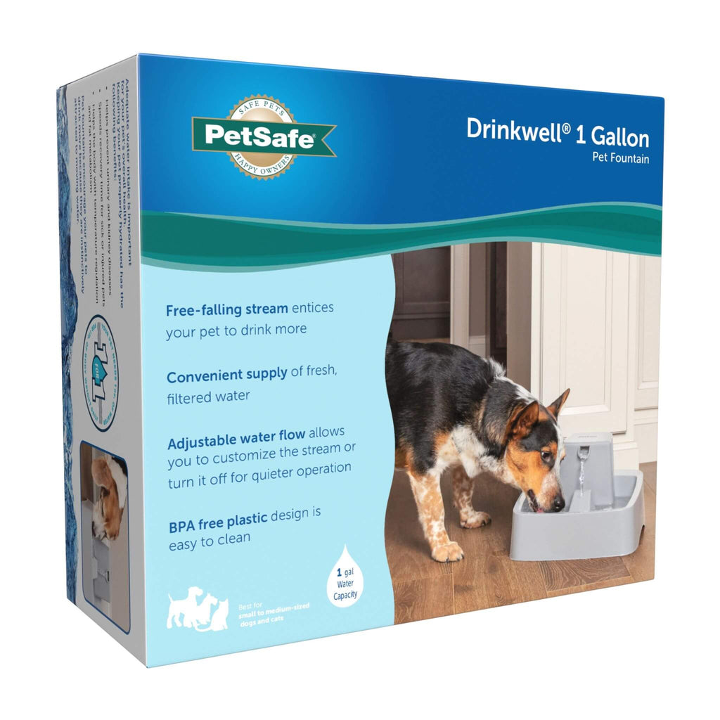 Drinkwell One Gallon Pet Fountain packaging