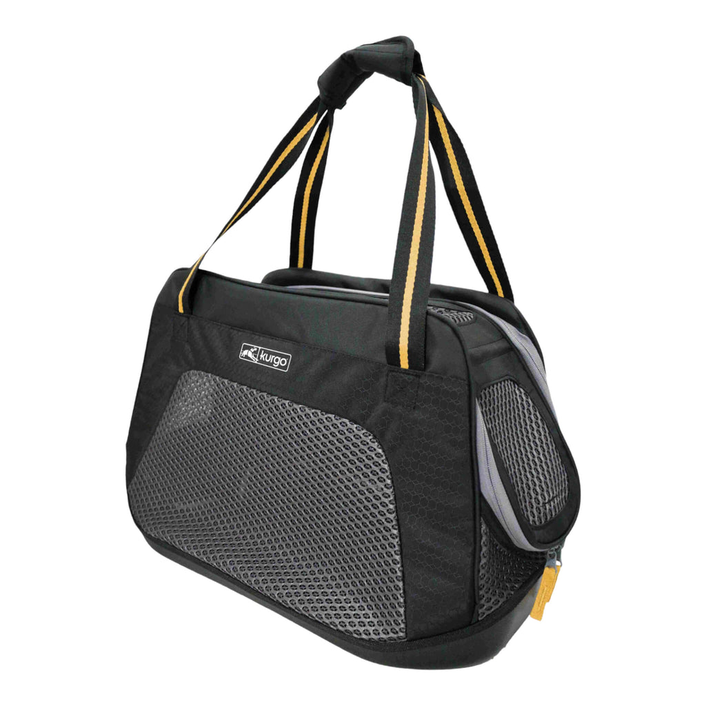 Explorer Dog Carrier in Black - side view