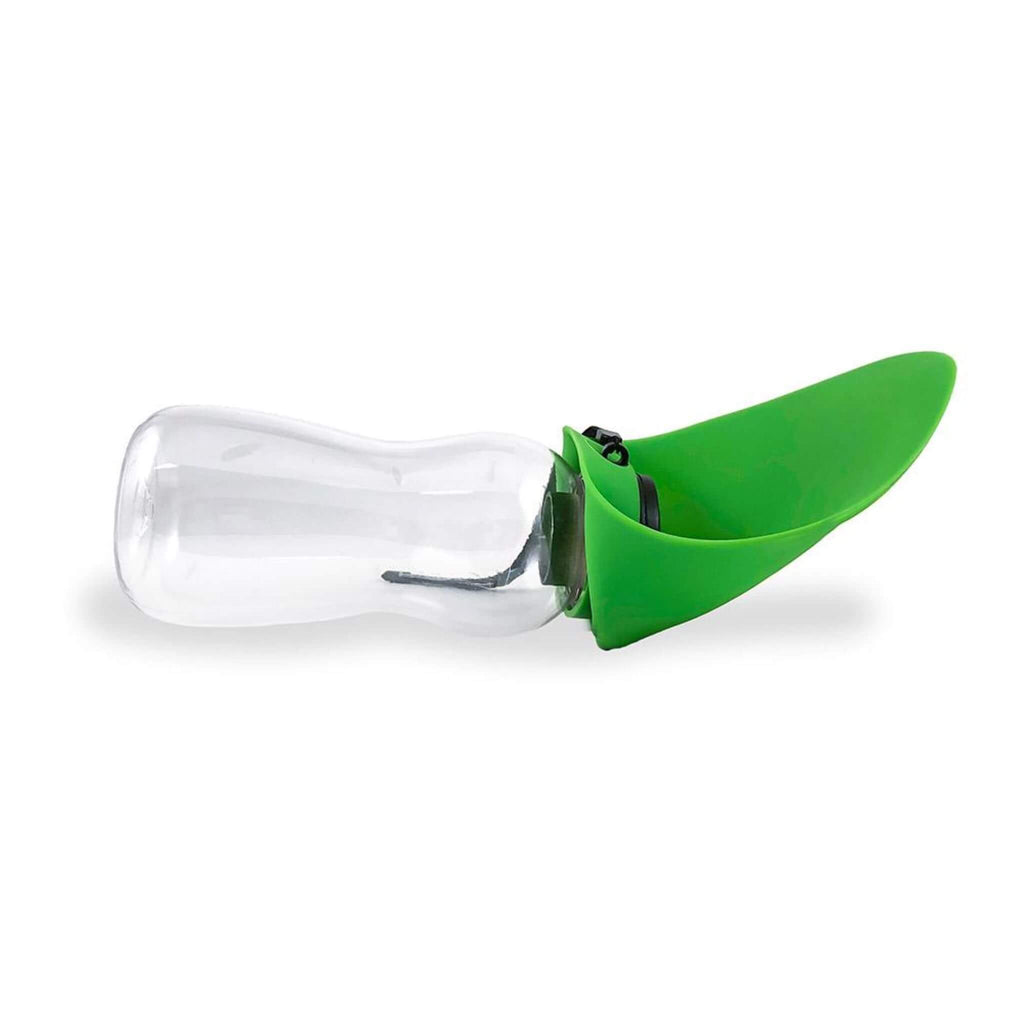 Fold-A-Bowl Portable Pet Water Bottle with Bowl - folded out