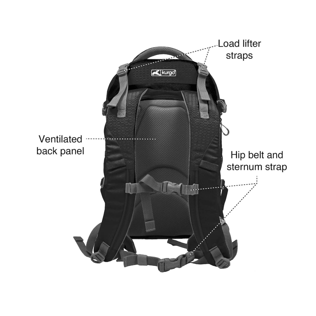 G-Train K9 Dog Carrier Backpack - panel view