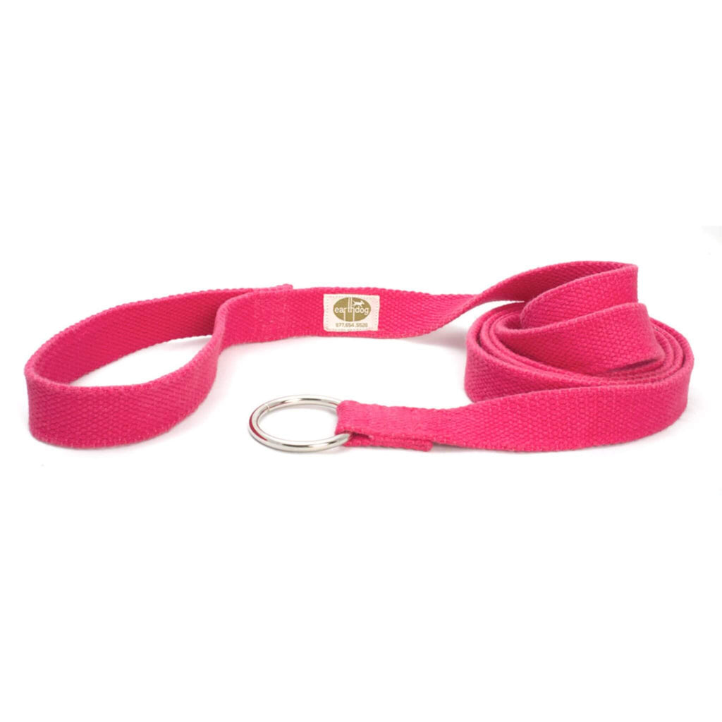 Solid Hemp Slip Dog Leash in Fuchsia