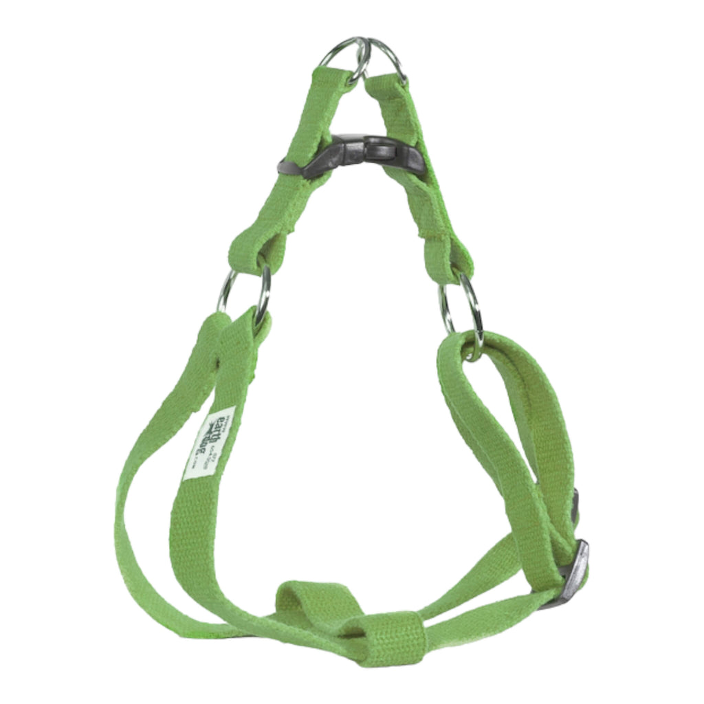 Hemp Step-In Dog Harness - Leaf Green