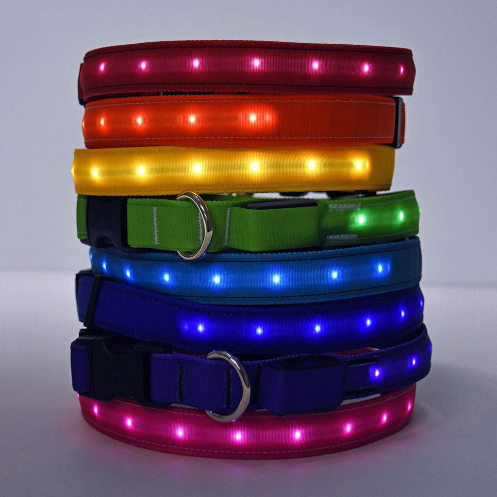 LED Dog Collar Collection by Yellow Dog Design