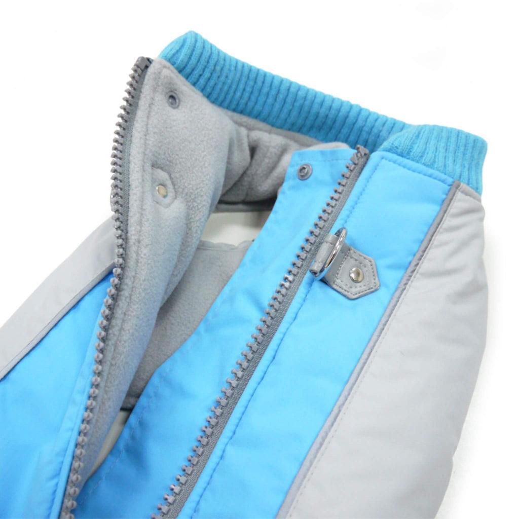 Mountain Hiker Dog Coat features robust zippered closure