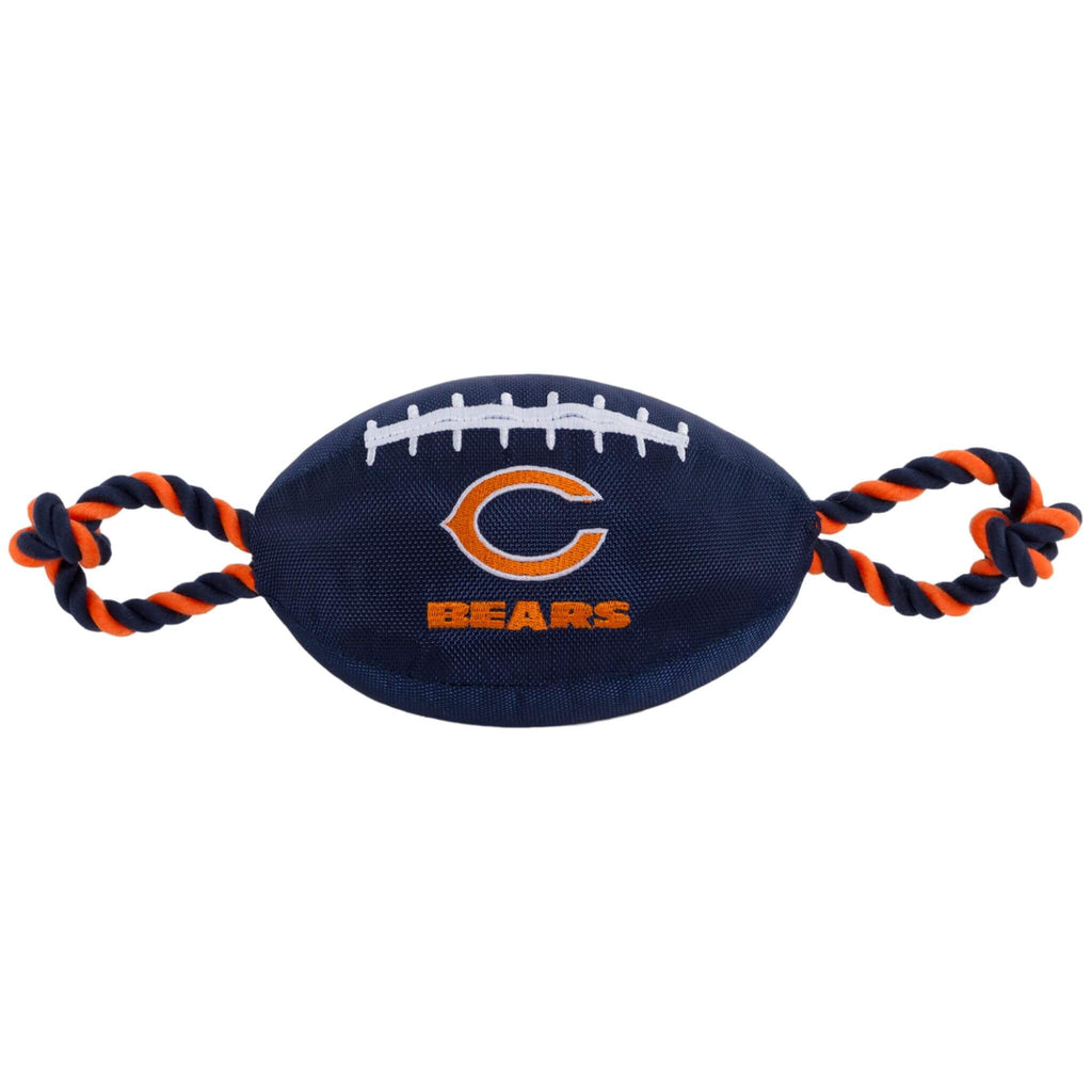 NFL Chicago Bears Nylon Football Dog Toy