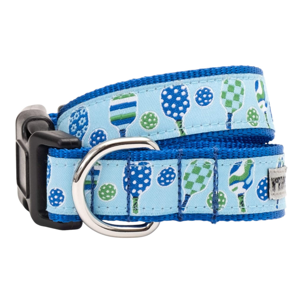 Pickleball Dog Collar in Blue