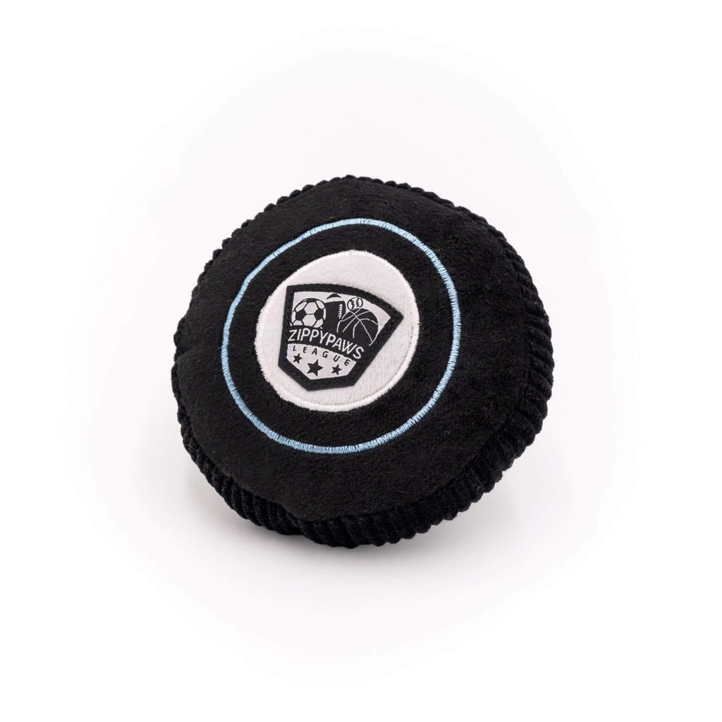 Sportsballz Hockey Puck Plush Dog Toy