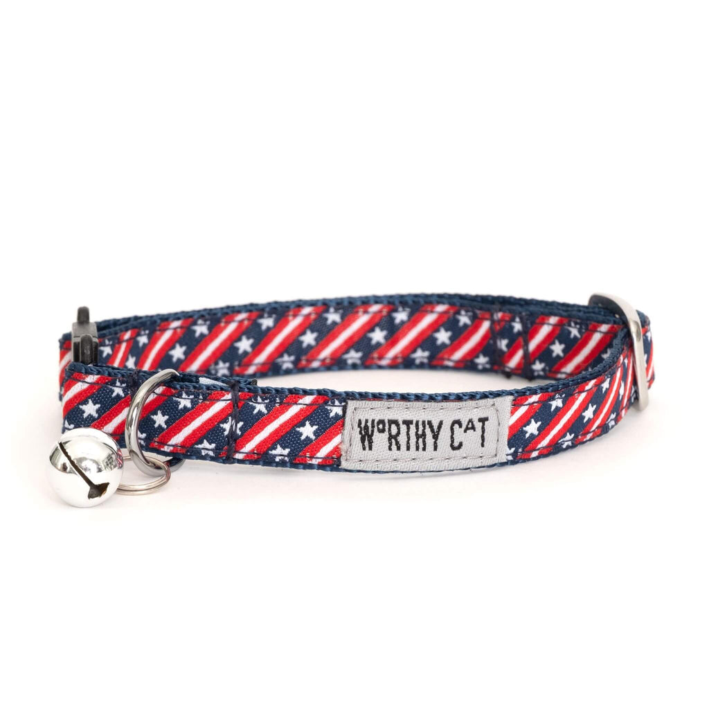 Stars and Stripes Cat Collar