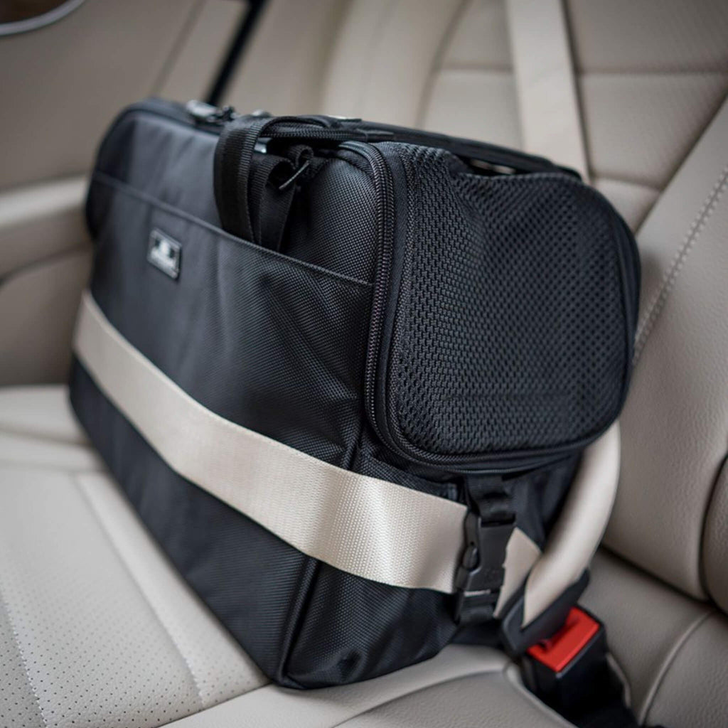 The Atom Pet Carrier can be safely used for car travel