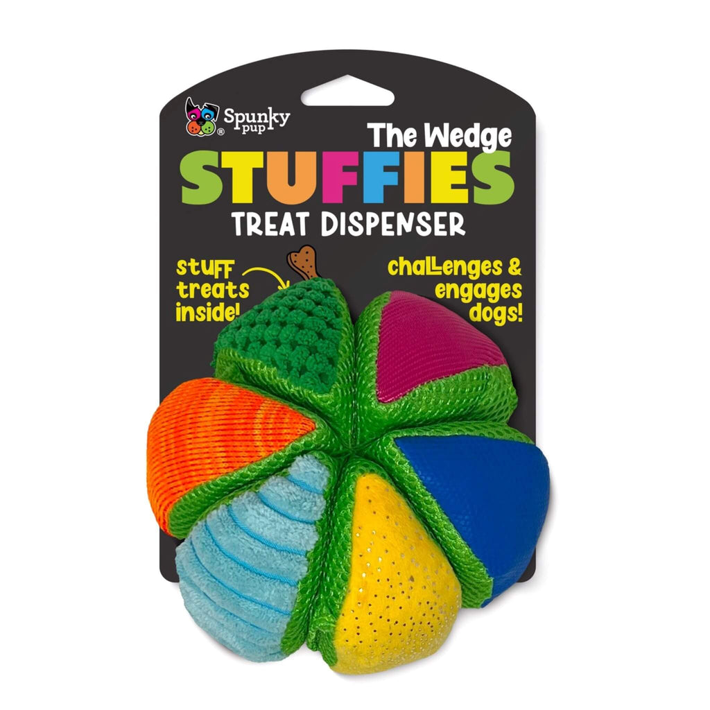 The Wedge Stuffies Treat Dispensing Plush Dog Toy