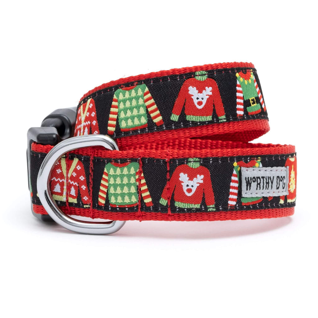 Ugly Christmas Sweaters Dog Collar