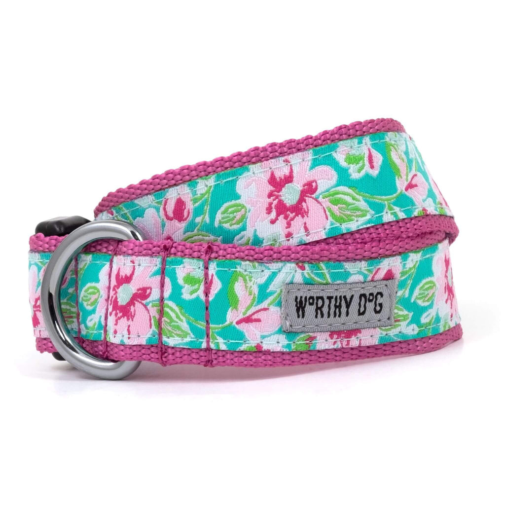 Watercolor Floral Dog Collar