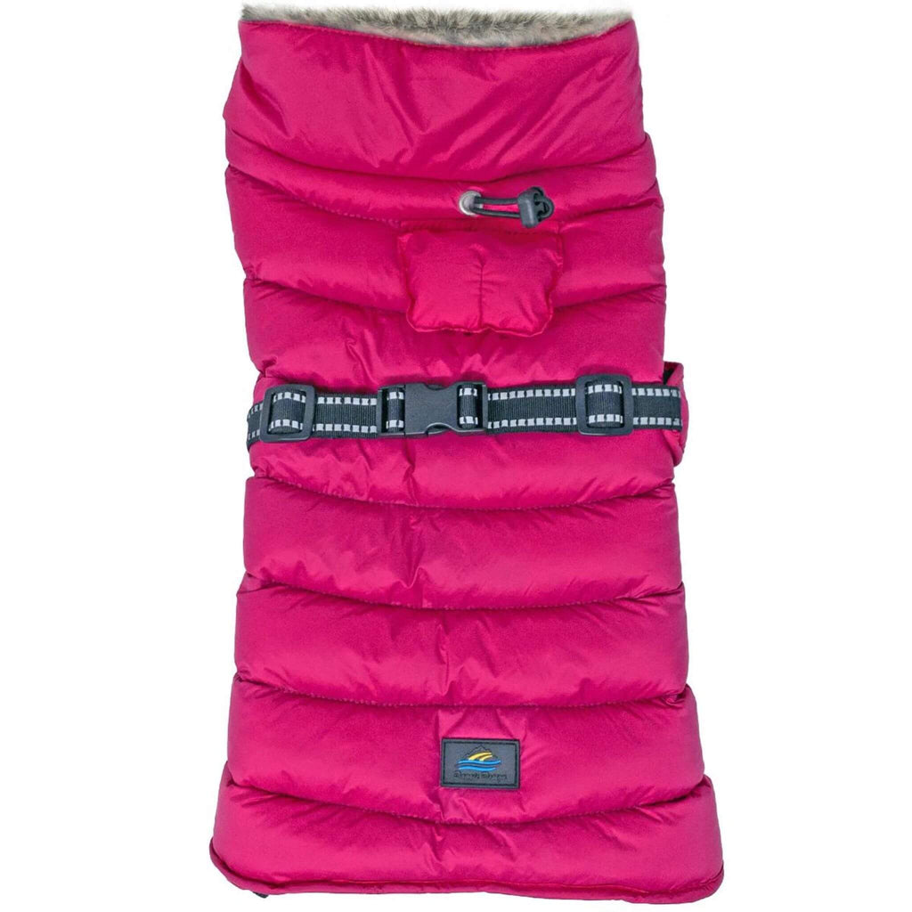 Alpine Extreme Weather Dog Puffer Coat with belt to ensure a perfect fit