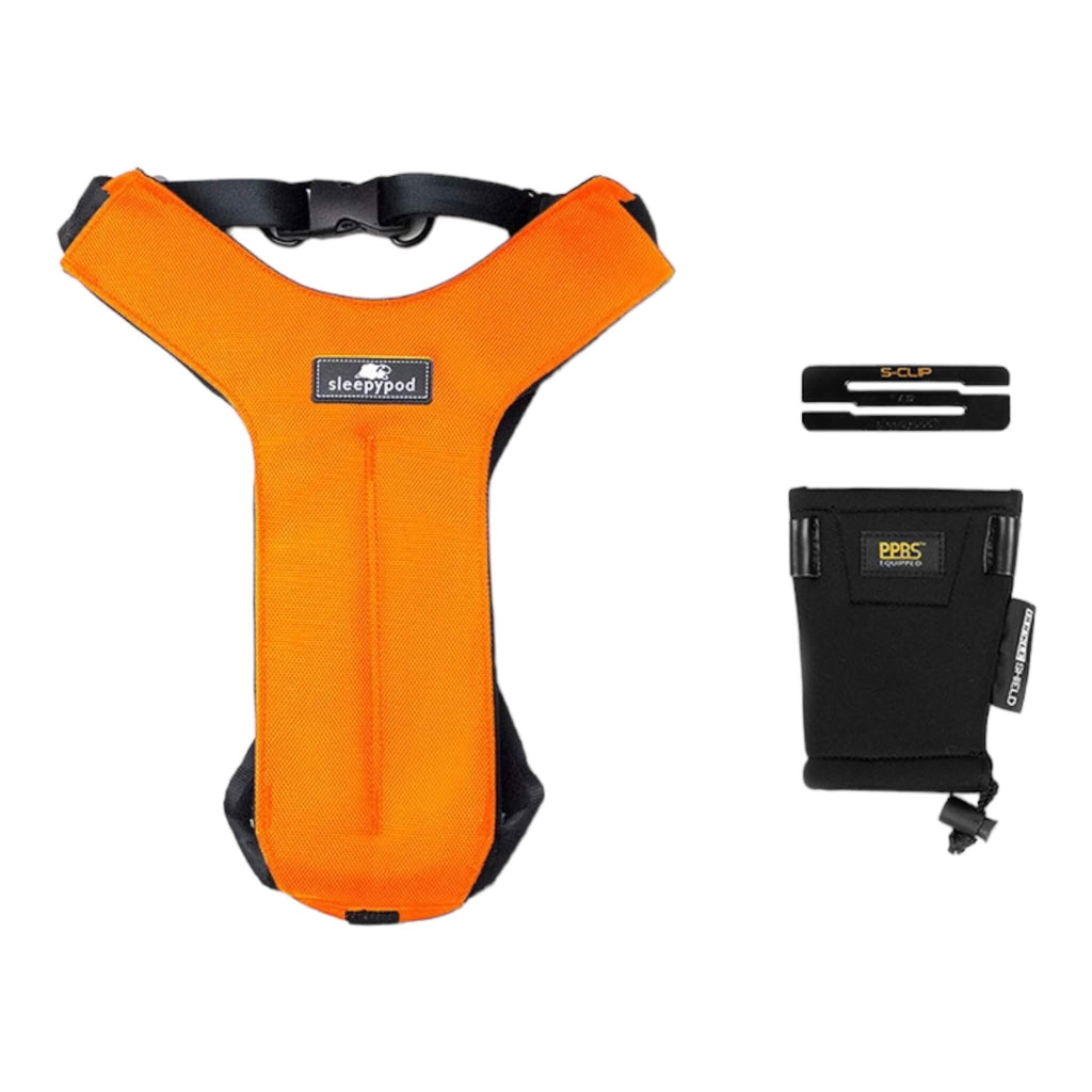 Sleepypod Sport Plus Safety Dog Harness - Orange Dream