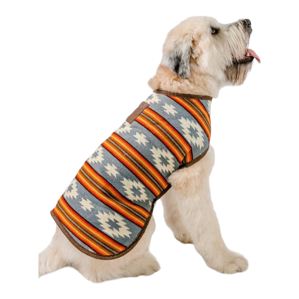 Dog models Denim Sunset Blanket Dog Coat