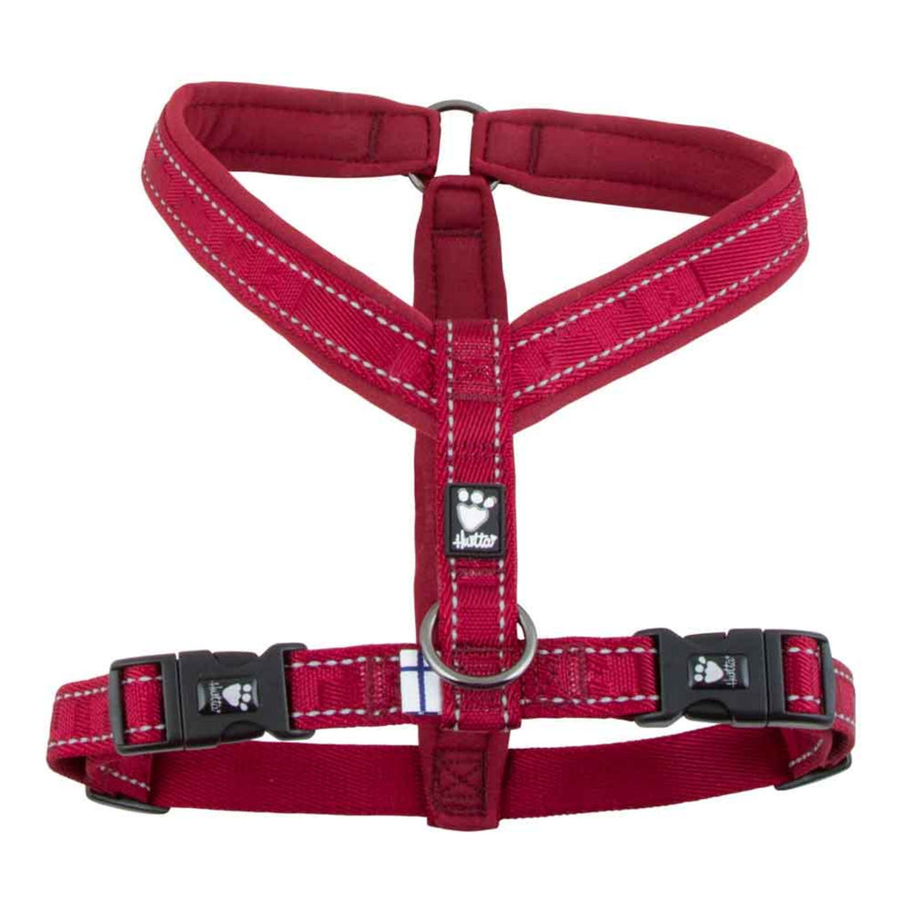 Hurtta Casual Padded Dog Harness in Lingon