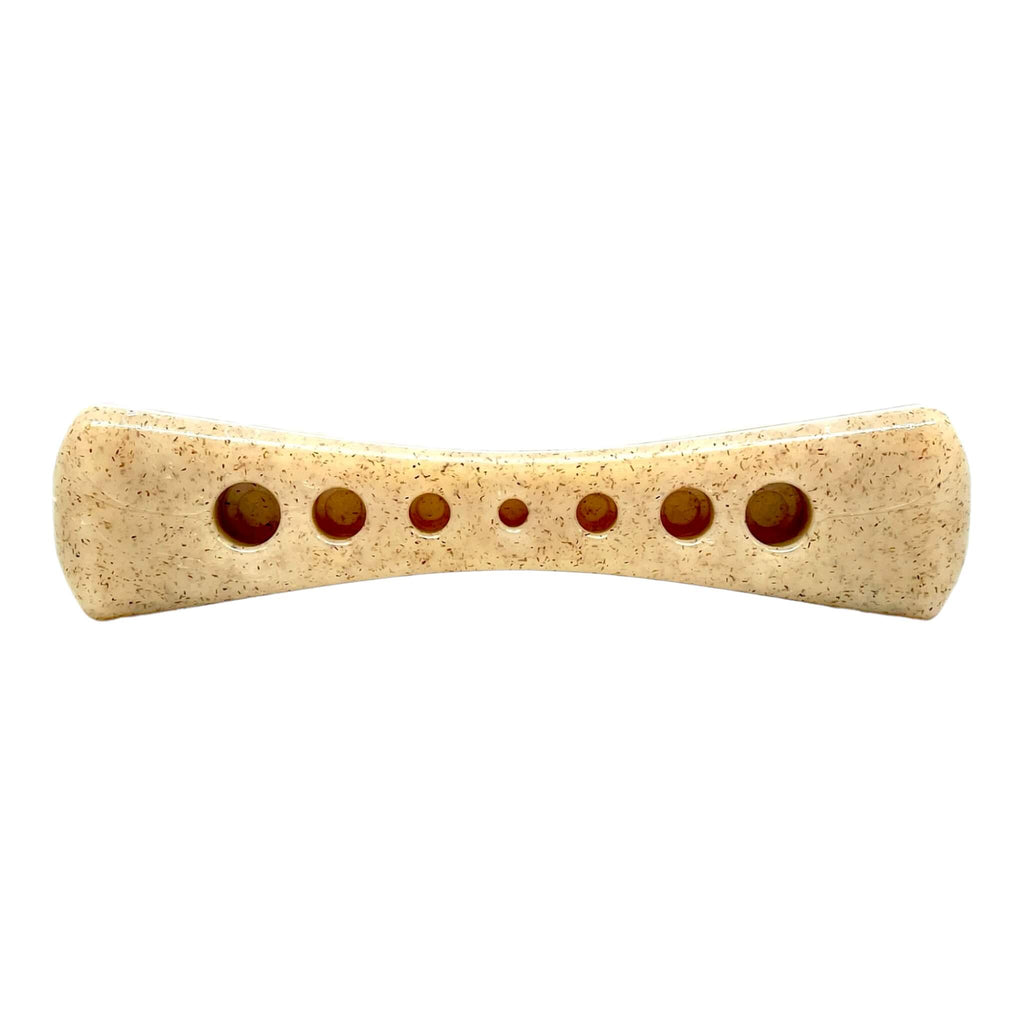 MOD Bone Ultra Durable Nylon Dog Chew Toy with treat holes