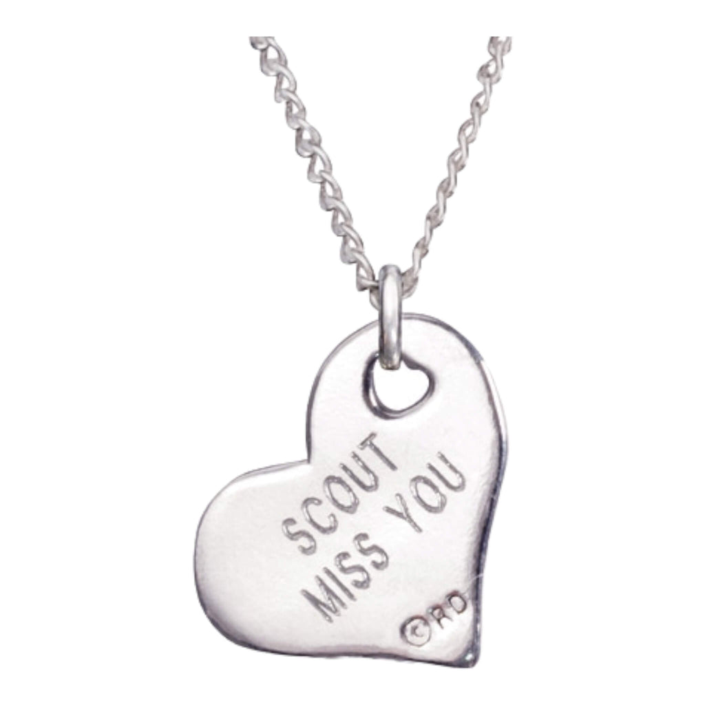 Personalized Forever Loved Sterling Silver Pendant Necklace
