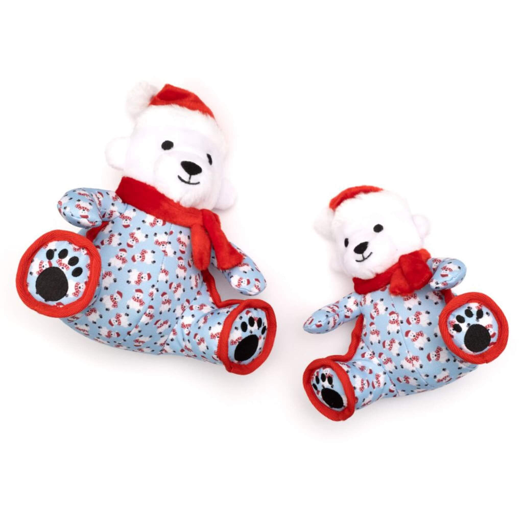 Polar Bear Plush Dog Toy Collection