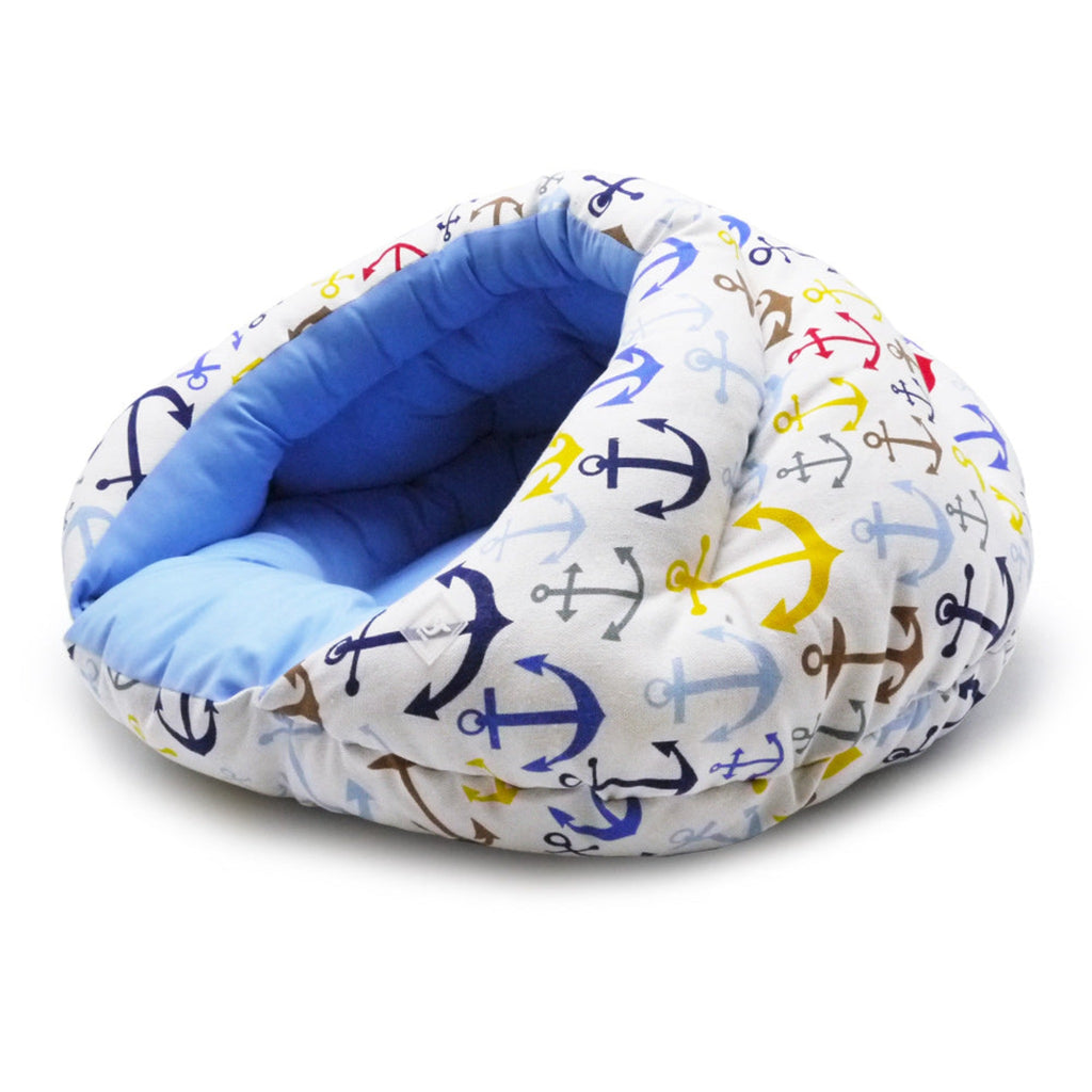 Solid Anchor Burger Pet Bed side view