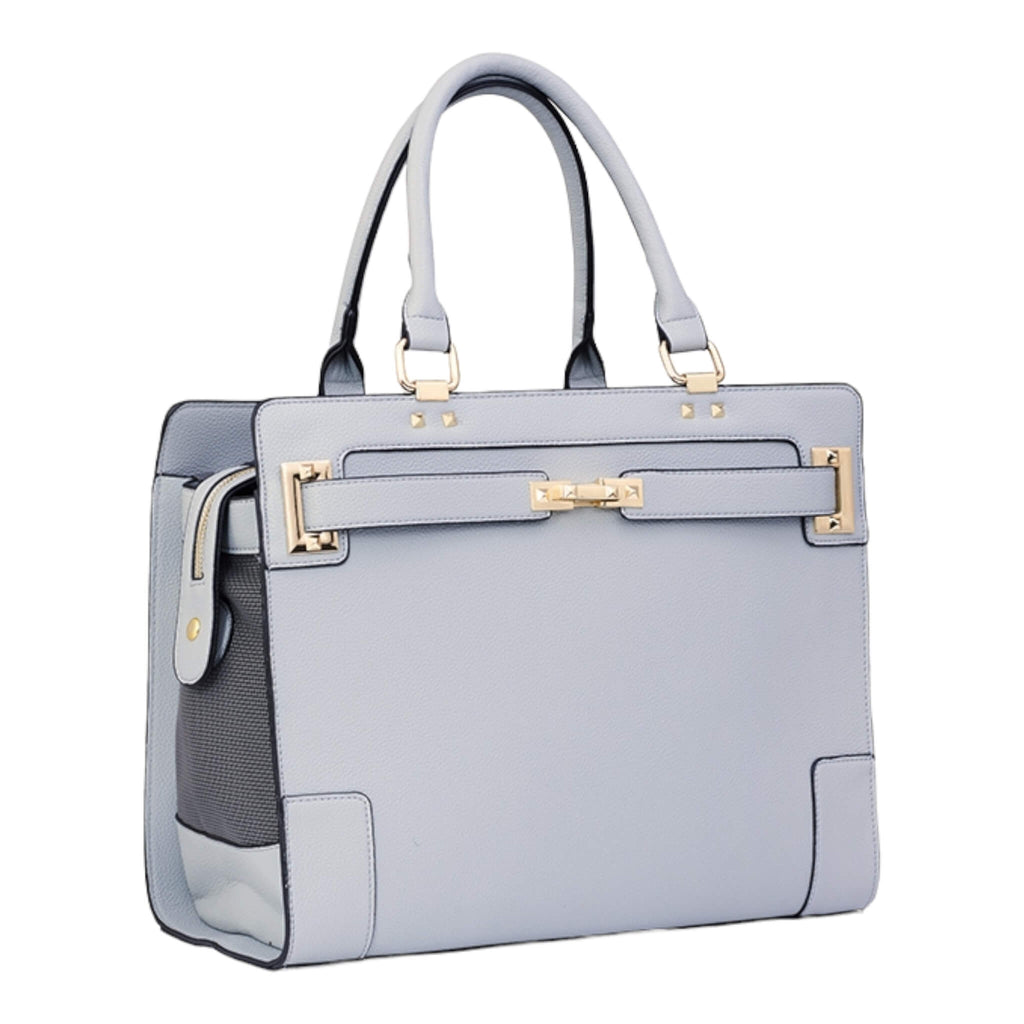 The Lizzie Pet Carrier with attractive detailing - side view