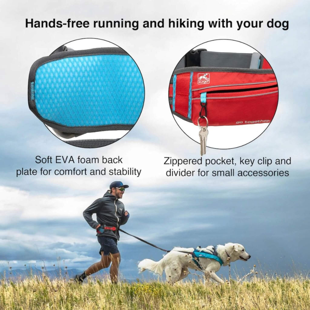 The Hands-free On Trail Running Belt makes running and hiking with your dog simple