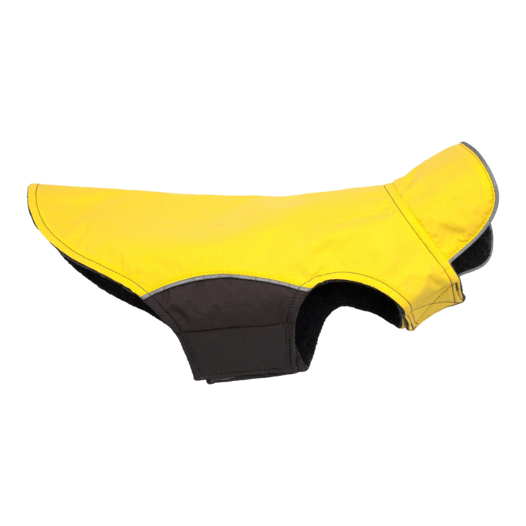 Yellow Apex Dog Jacket - side view